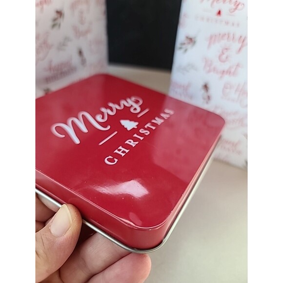 Christmas Party Tin Food Safe Set Of Two - Picture 9 of 10